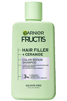 Hair Filler + Ceramide Color Repair Shampoo Pack Shot